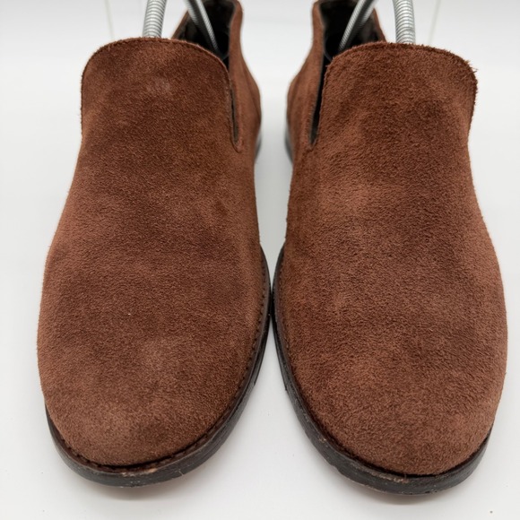 Tecovas Monterrey Brown Suede Loafers Leather Slip On Dress Shoes Minimalist